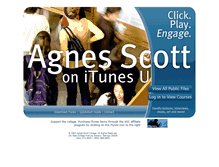 Tablet Screenshot of itunes.agnesscott.edu